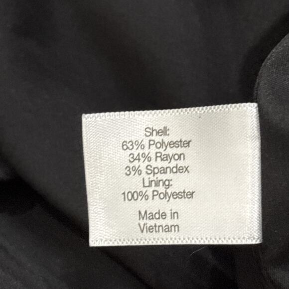 NWT Lane Bryant Blazer 26 Black Lace Up Back Stretch Career Goth Sexy NEW - Picture 7 of 7